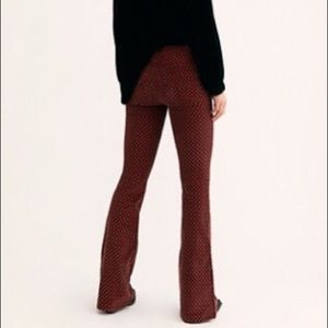 NWT Free people flares outer space print